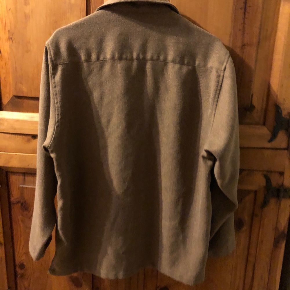 Stunning Shacket Houndstooth Wool Partial Zip Up … - image 6